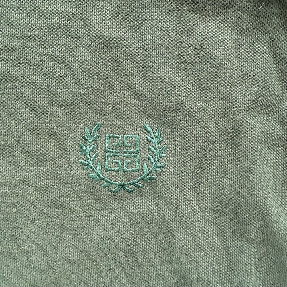 vintage 90s givenchy oversized green polo tee tshirt - Picture 2 of 4